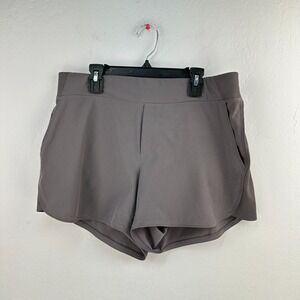 Athleta Shorts Womens Size 8 Purple Elastic Waist Stretch Workout‎ Activewear